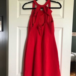 Vince Camuto red dress with bow - size 6 NWT